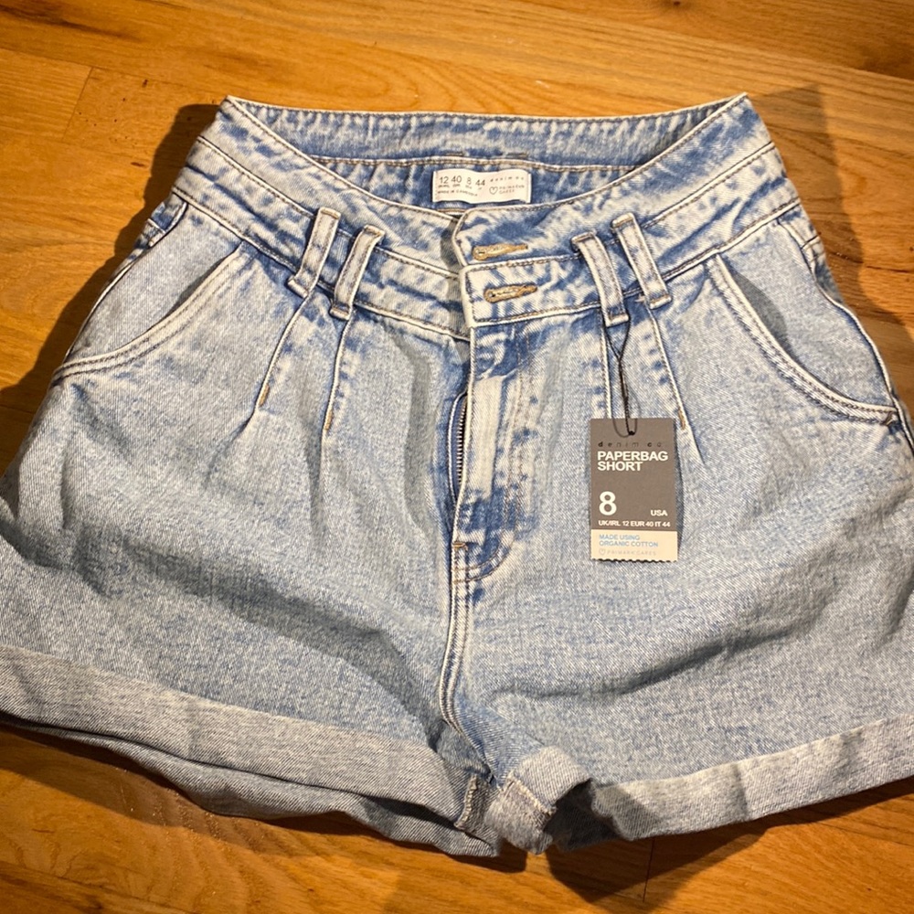 Primark paper bag shorts
